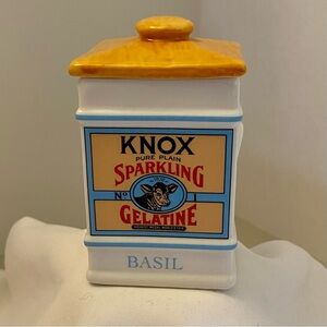 Basil Knox Sparkling Gelatine Jar + Lid The Country Store Spice Jar Collection